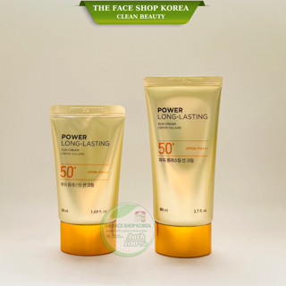 Kem chống nắng lâu trôi The Face Shop Natural Sun Eco Power Long Lasting Sun Cream Spf50+ Pa+++ 50ml 