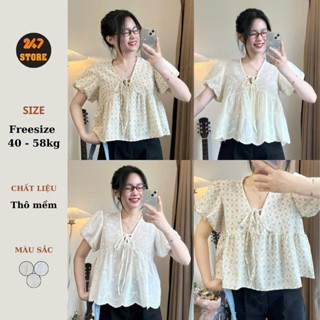 Áo Babydoll Form Rộng Xinh Xắn Dáng Yêu, Phong Cách Nữ Tính Trẻ Trung