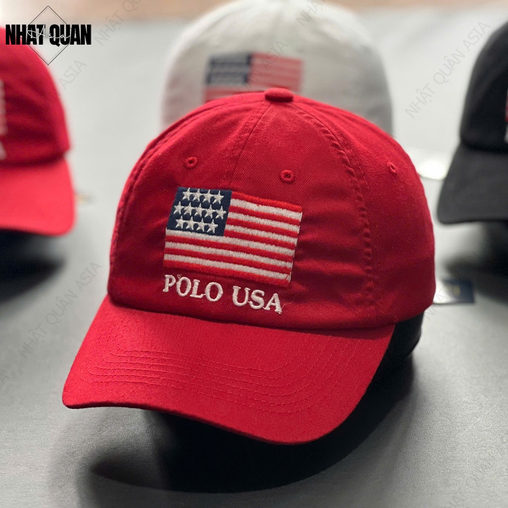 Mũ nón lưỡi trai Polo RL USA Cotton form mềm - Nhật Quân Asia nhatquanasia