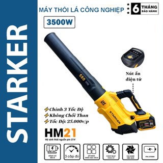 Máy thổi bụi công nghiệp Chính hãng STARKER SK-008DZ, Công suất 3500W, Siêu mạnh 580CFM, Chân Makita M21 phổ thông