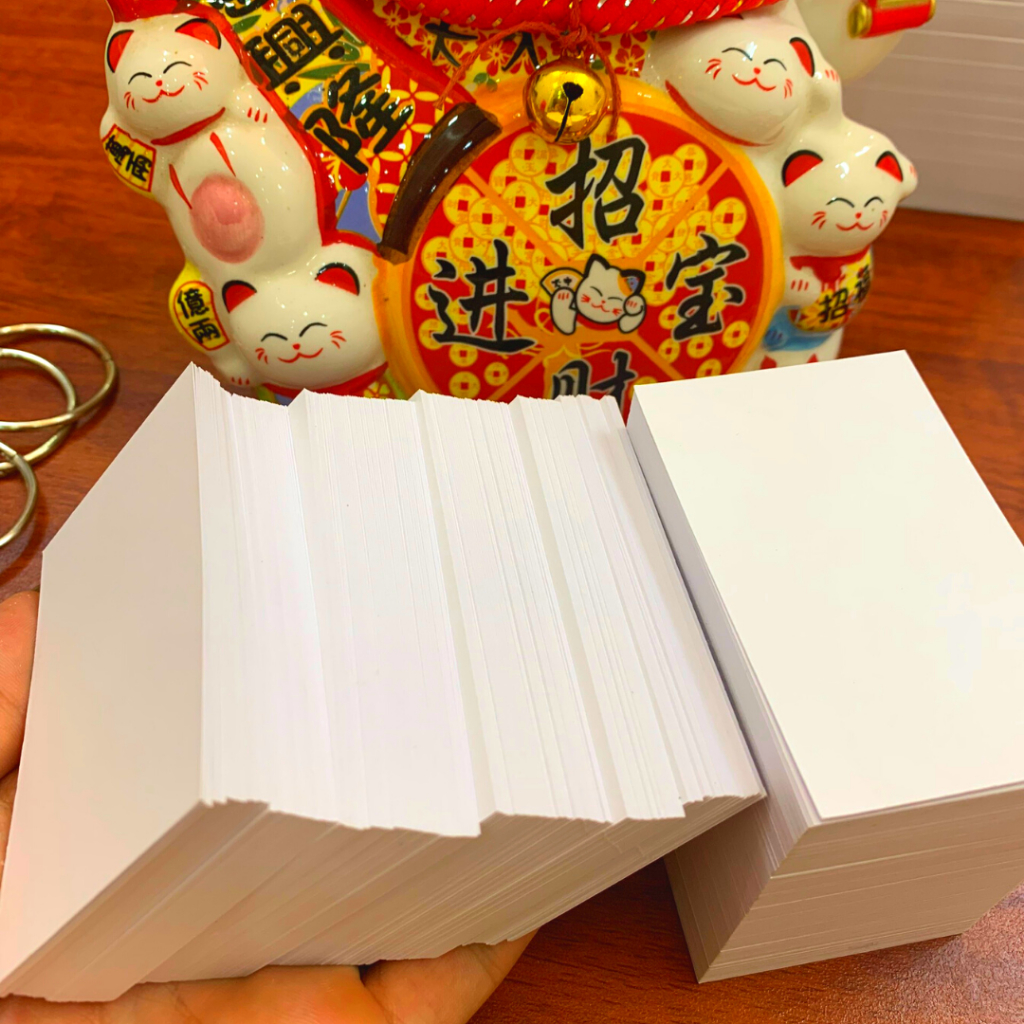 Flashcard Trắng, Flashcard thẻ từ vựng học ngoại ngữ