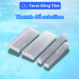 Thanh Đá Selenite Dùng Thanh Tẩy Tarot & Sạc Năng Lượng Cho Đá