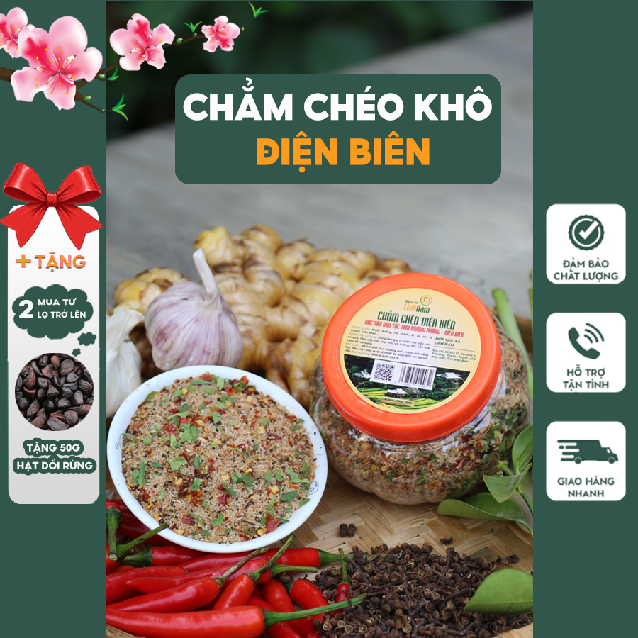 [Loại 250G] Chẳm Chéo Khô Điện Biên - Đặc Sản Dân Tộc Thái Tây Bắc (Chính Hãng)