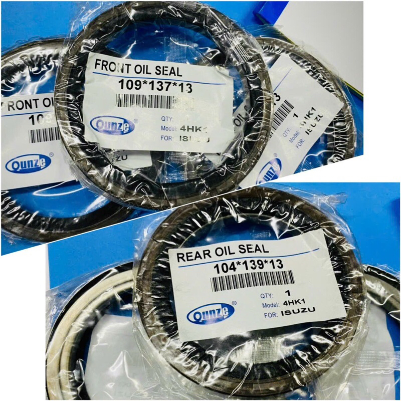 Phớt đầu đuôi động cơ isuzu 4HK1/4HF1/4HG1... dùng cho xe tải isuzu