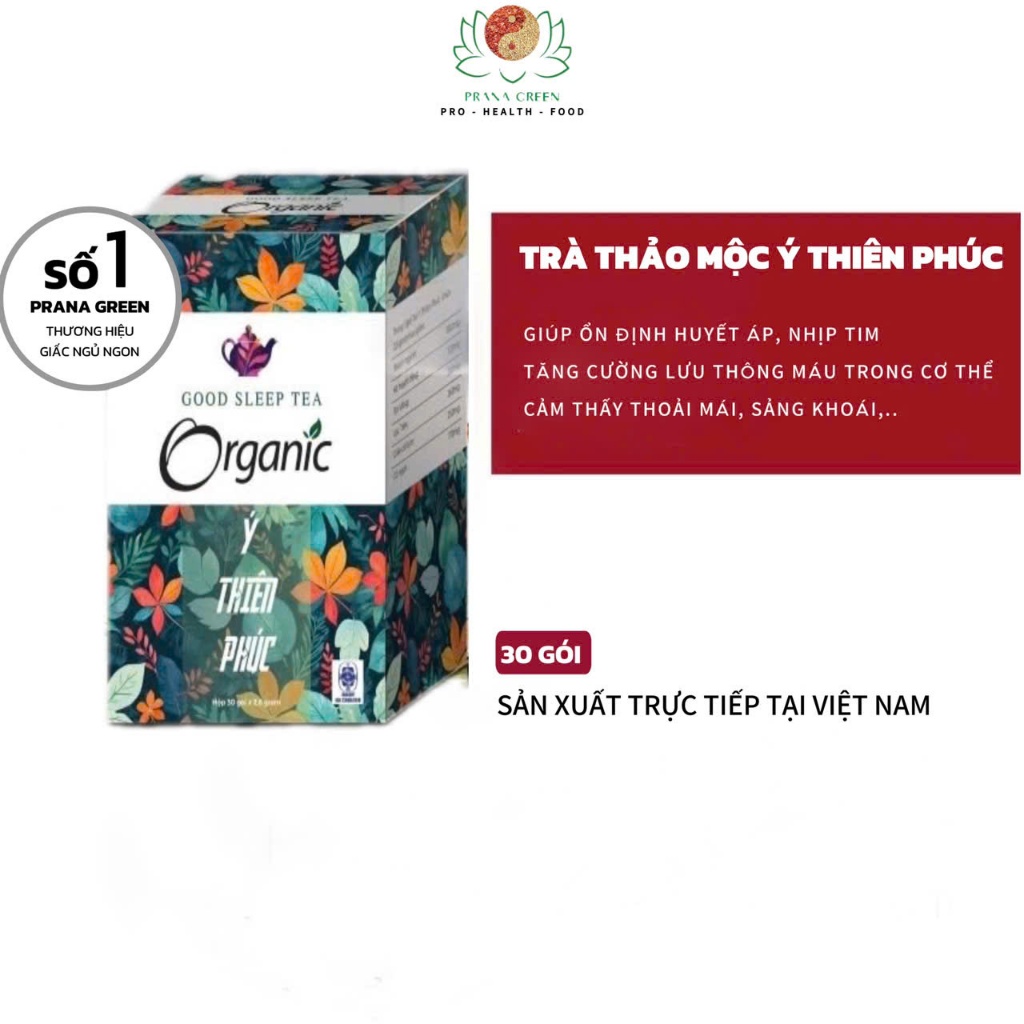 Trà Thảo Mộc Organic Ý Thiên Phúc