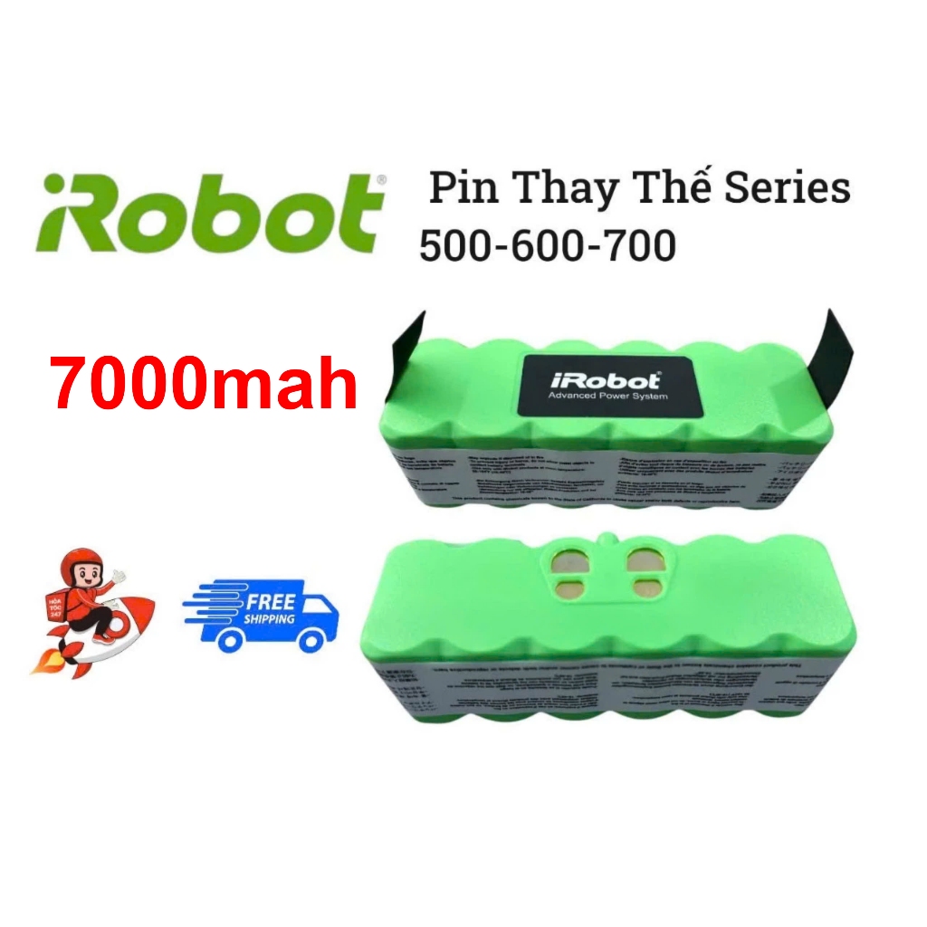 Pin irobot Roomba Chính Hãng 770 771 780 790 791 861 870 871 880 890 891 960 961 980 980