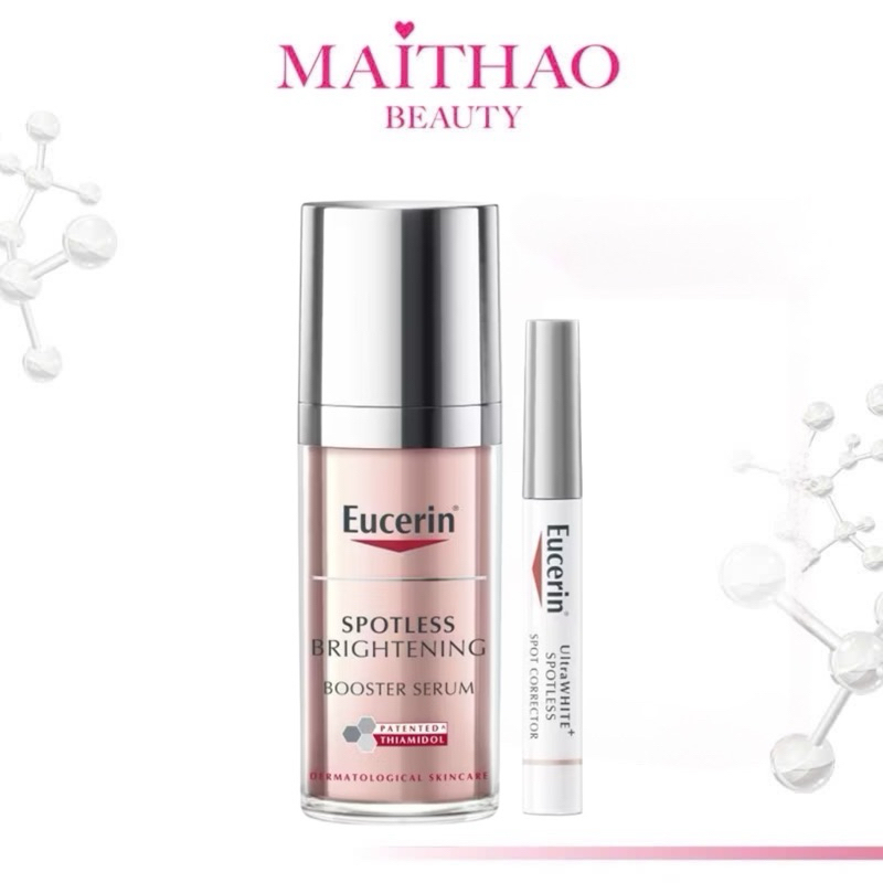 COMBO Giảm Thâm Nám & Dưỡng Trắng Eucerin (Spotless Brightening Booster Serum 30ml & UltraWhite Spot