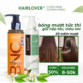 Kem xả khô dưỡng giữ nếp tóc xoăn phục hồi tóc siêu mềm mượt Karseell 200ml chính hãng
