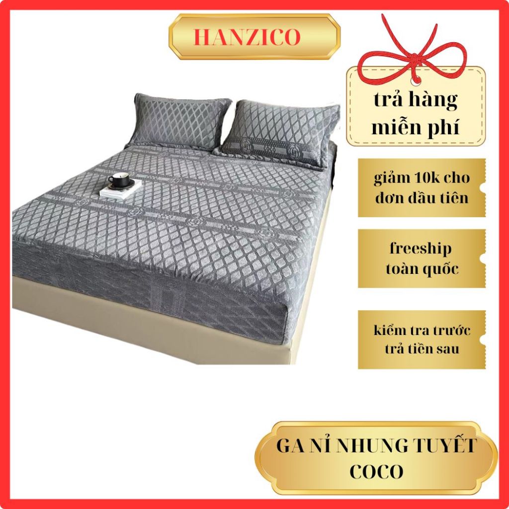 Ga Gối Nỉ Nhung CoCo , nỉ nhung tuyết coco siêu ấm cho mùa đông hành loại 1 giá tại xưởng