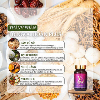 Combo 5 hộp Tố Ngọc Hoàn Plus +