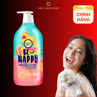  Sữa Tắm Trắng Da Happy Bath Tinh Chất Bưởi Hàn Quốc Chai 900ml 