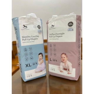 *Mã Video* (Combo 1-2-3 thùng 2-4-6 bịch Mega) Bỉm dán/quần Applecrumby Overnight/Slim siêu thấm hút đủ size