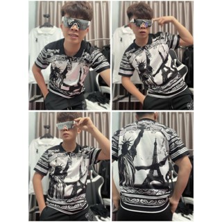 Áo Polo Nam Nữ PD In Tượng Đài Ai Cập Hai Mặt Chất Mát Dày Dặn . Áo Cộc Tay Siêu Cáp Dành Cho Anh Em Boy Phố 2025
