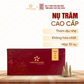 Nụ trầm hương THIÊN MỘC HƯƠNG nhang trầm tự nhiên sạch, nguyên chất hộp 10 nụ