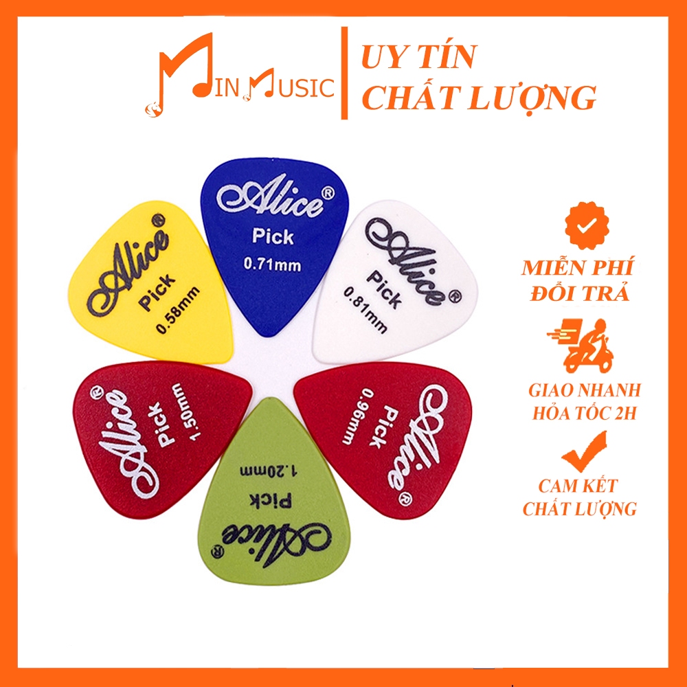 Pick Gảy Đàn Guitar , Phím Gảy Các KíchCỡ Độ Dày Nhiều Size Lựa Chọn Dùng Cho Mới Tập Chơi Và Chuyên Nghiệp
