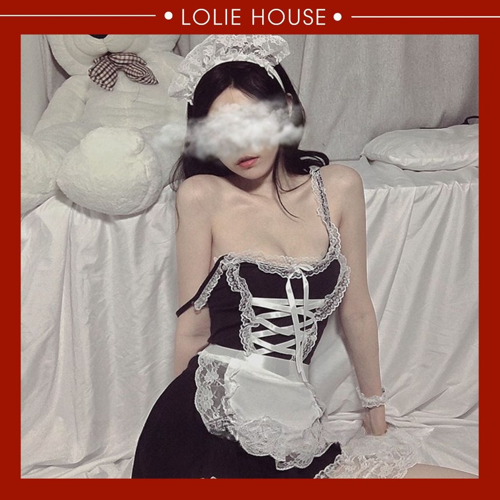 Cosplay hầu gái sexy gợi cảm Đồ ngủ hoá trang người hầu quyến rũ LOLIE HOUSE - CP5 | BigBuy360 - bigbuy360.vn