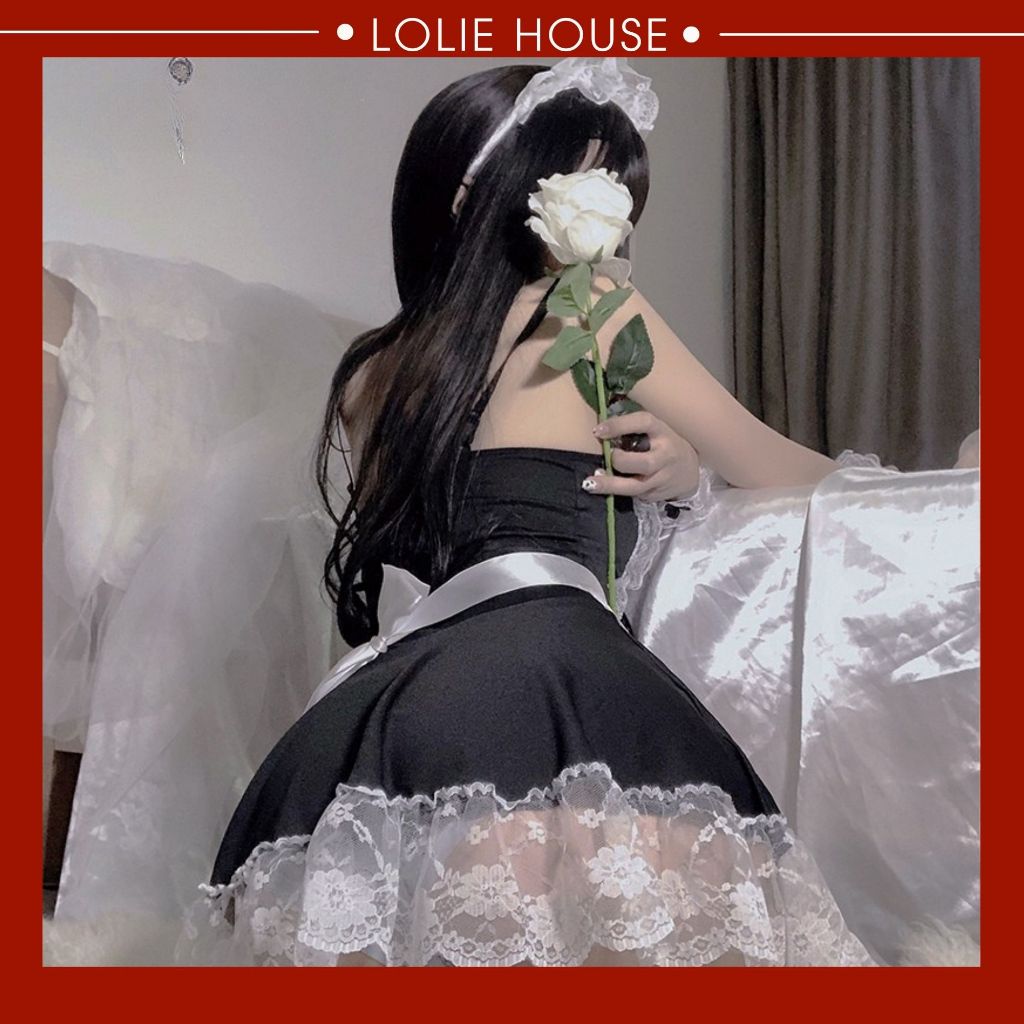 Cosplay hầu gái sexy gợi cảm Đồ ngủ hoá trang người hầu quyến rũ LOLIE HOUSE - CP5 | BigBuy360 - bigbuy360.vn
