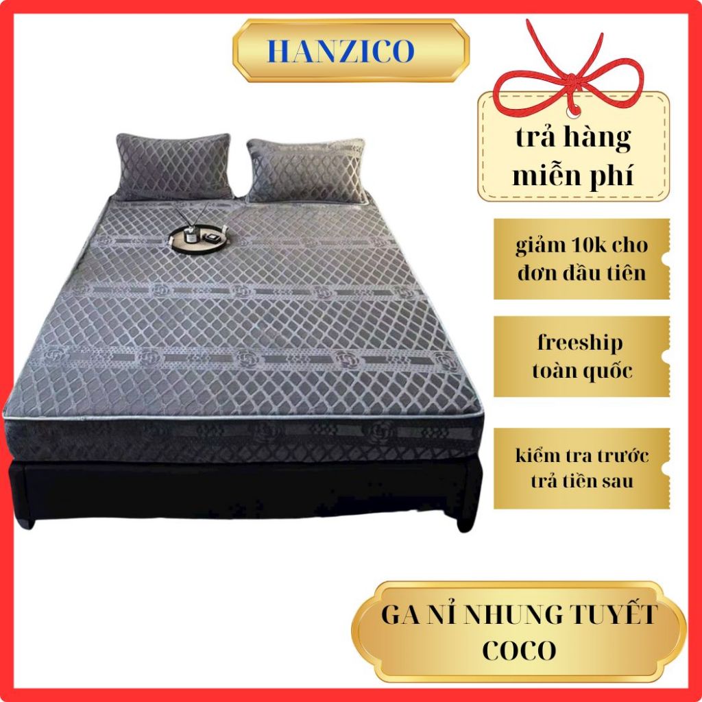 Ga Gối Nỉ Nhung CoCo , nỉ nhung tuyết coco siêu ấm cho mùa đông hành loại 1 giá tại xưởng