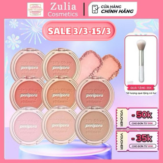 [TẶNG MÚT] PHẤN MÁ HỒNG PERIPERA PURE BLUSHED SUNSHINE CHEEK TRANG ĐIỂM MAKEUP PERIPERA