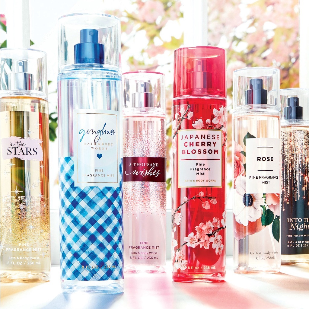 [ Đủ Mùi] Xịt Thơm Toàn Thân Bath & Body Works 236Ml