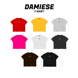 ÁO THUN BOXY LOGO "DAMIESE" THÊU NỔI 3D COTTON 280GSM