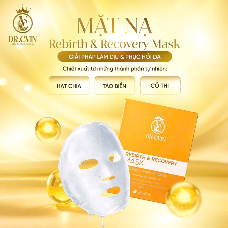 MẶT NẠ Rebirth & Recovery Mask Cvin hộp 6 miếng