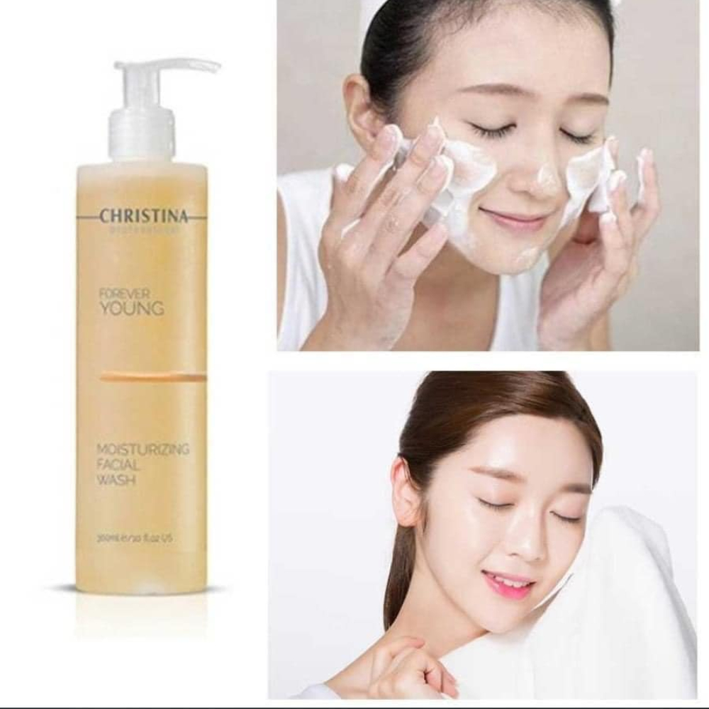 Sữa Rửa Mặt sạch sâu Christina Forever Young Moisturizing Facial Wash 300ml