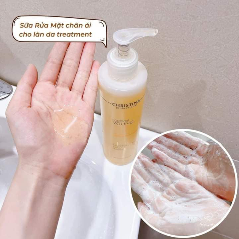 Sữa Rửa Mặt sạch sâu Christina Forever Young Moisturizing Facial Wash 300ml