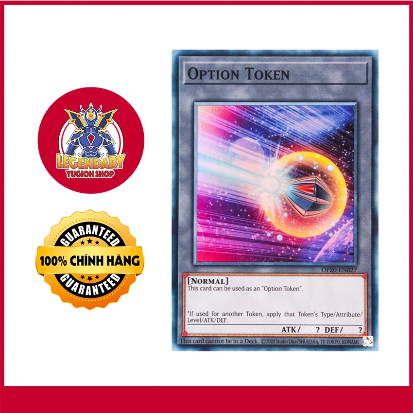 [Thẻ Bài Yugioh Chính Hãng] Option Token