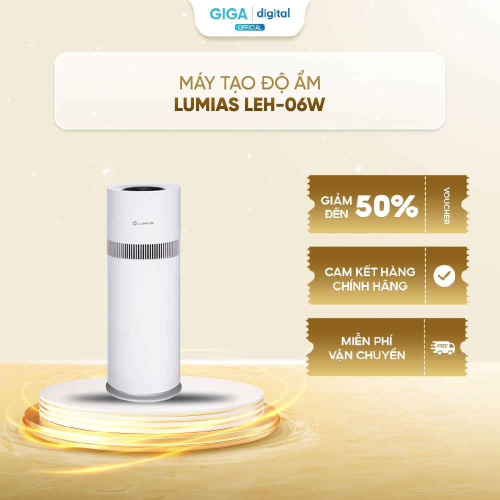 Máy tạo độ ẩm Lumias LEH-06W - 15W - Dung tích 10L