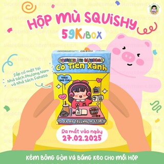 Squishy DIY Blindbox - Hộp mù tranh tương tác Cô Tiên Xanh