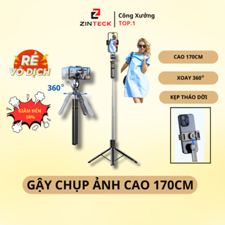  Gậy Chụp Ảnh Selfie 3 Chân F16 1m75 Điều Khiển Từ Xa Có  Thể Lắp Đèn Trợ Sáng 