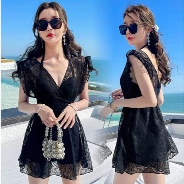 (B15) Áo Tắm Nữ Dạng Váy - Bikini Đồ Bơi Nữ Đi Biển Đẹp