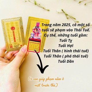 Kim bài thái tuế 2025