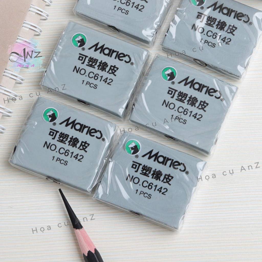 Tẩy Đất Sét Maries / Gôm Đất Sét Marie's / Kneaded eraser [ HỌA CỤ ANZ ]