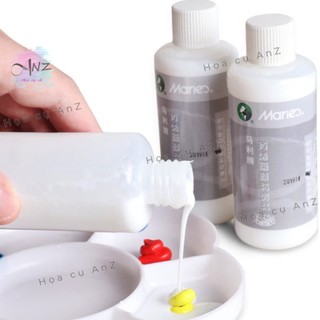 [ HỌA CỤ ANZ ]  Dung môi pha màu acrylic Maries 100ml/ Medium acrylic Maries 100ml