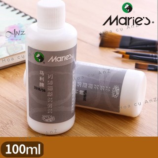 [ HỌA CỤ ANZ ]  Dung môi pha màu acrylic Maries 100ml/ Medium acrylic Maries 100ml