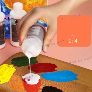 [ HỌA CỤ ANZ ]  Dung môi pha màu acrylic Maries 100ml/ Medium acrylic Maries 100ml