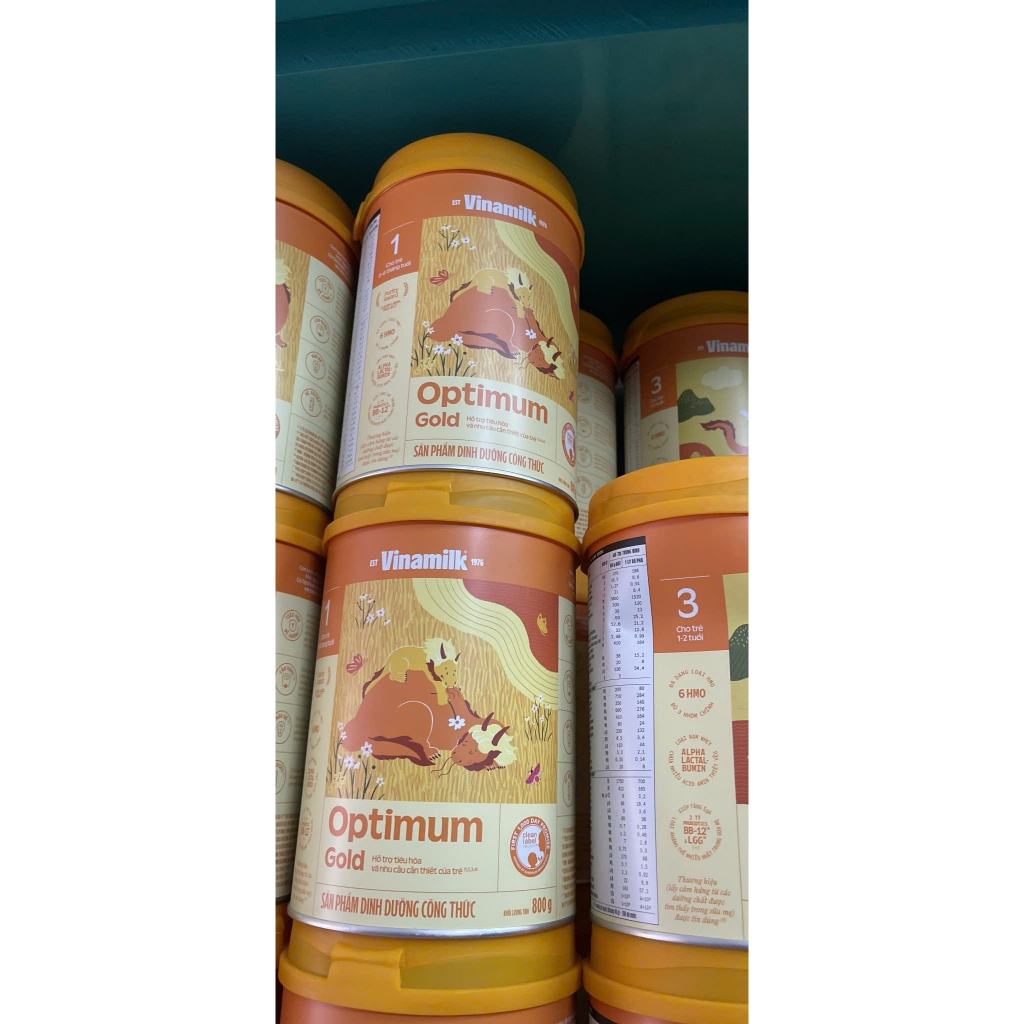 Date 3/2027 - [Mẫu Mới]Sữa Optimum gold 1,2(800g).
