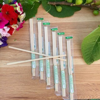 Sét 100 đôi đũa dùng 1 lần, đũa gỗ tách ăn một loại 20cm