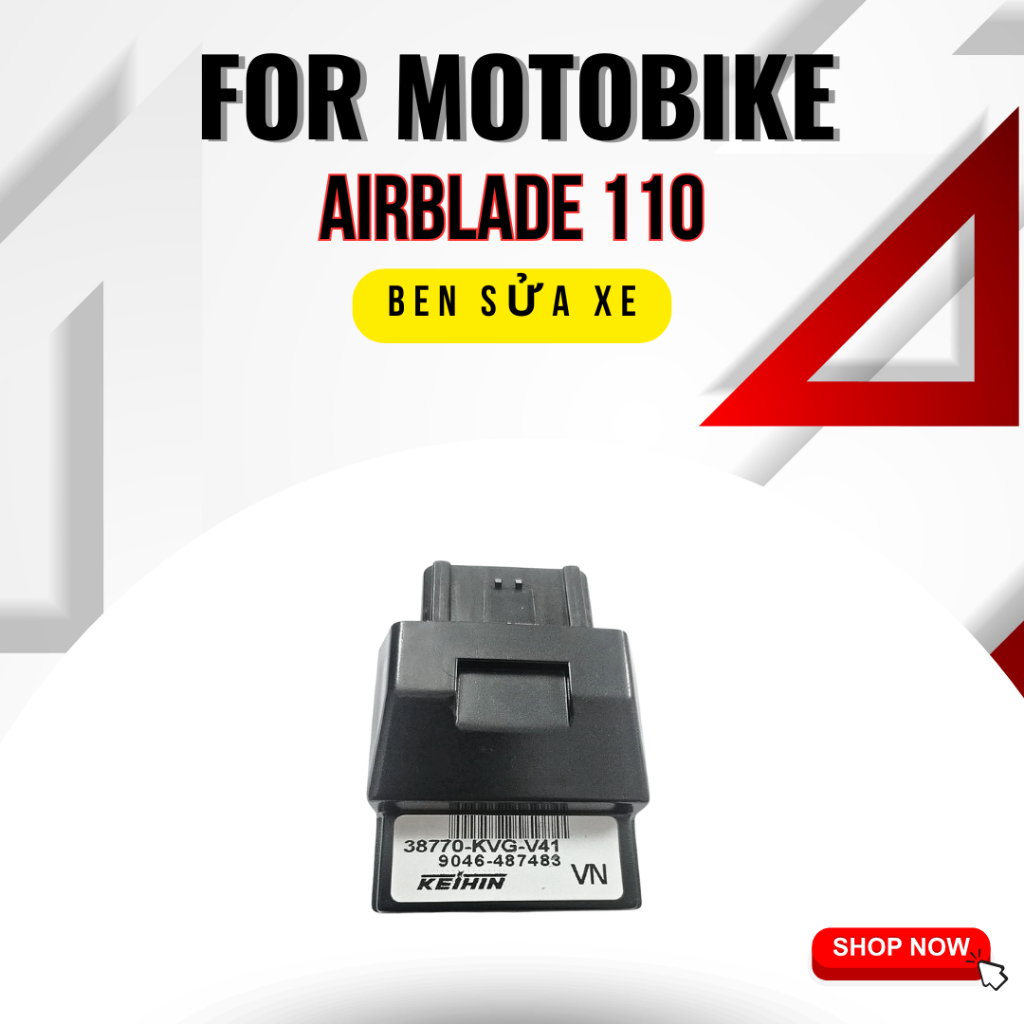 IC (ECU) xe máy Air blade Ab110 Fi đầu bò 2010 2011 2012