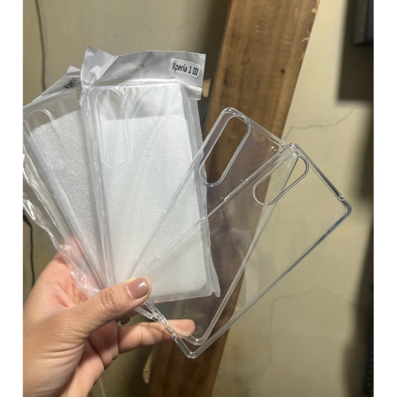 Ốp lưng dẻo TPU cho Sony Xperia 1, Xperia 5, Xperia 10 II, III, IV, V Mark 1, 2, 3, 4, 5 Silicon tro