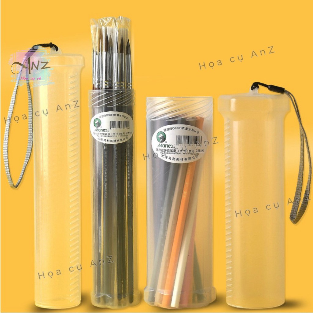 [ Họa Cụ Anz ] Ống đựng cọ Maries , ống đựng giấy