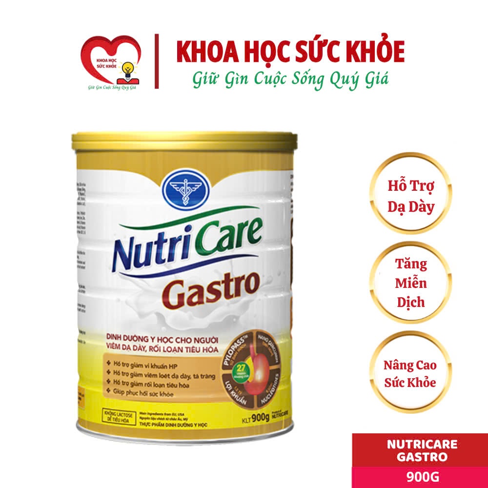 Sữa Bột Nutricare Gastro 900G - Dinh Dưỡng Cho Người Bị Dạ Dày