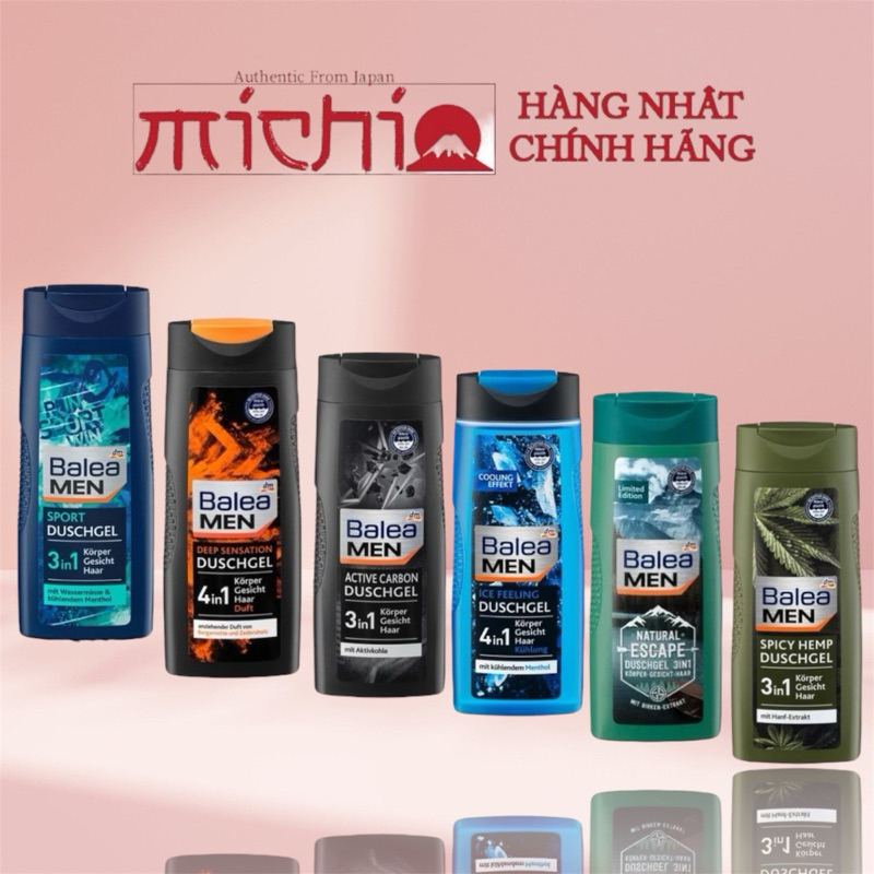 Sữa tắm gội Balea Men Sport 3in1 - 300ml