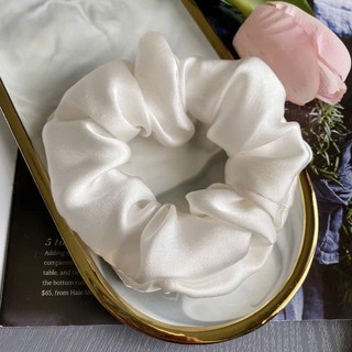 Cột tóc vải scrunchies buộc tóc vải lụa hot trend