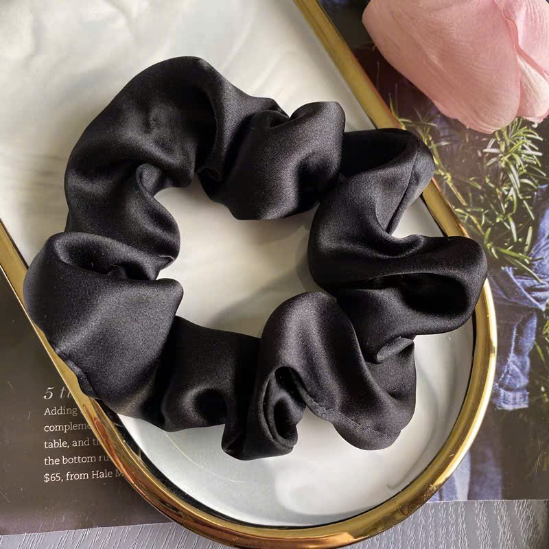 Cột tóc vải scrunchies buộc tóc vải lụa hot trend