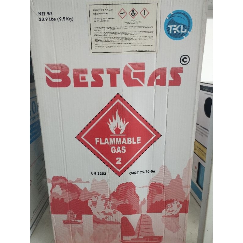 Dung môi lạnh điều hòa R32 - Gas lạnh R32 BESTGAS ( 3Kg - 9.5Kg ), dung môi lạnh BESTGAS  ( 3Kg - 9.