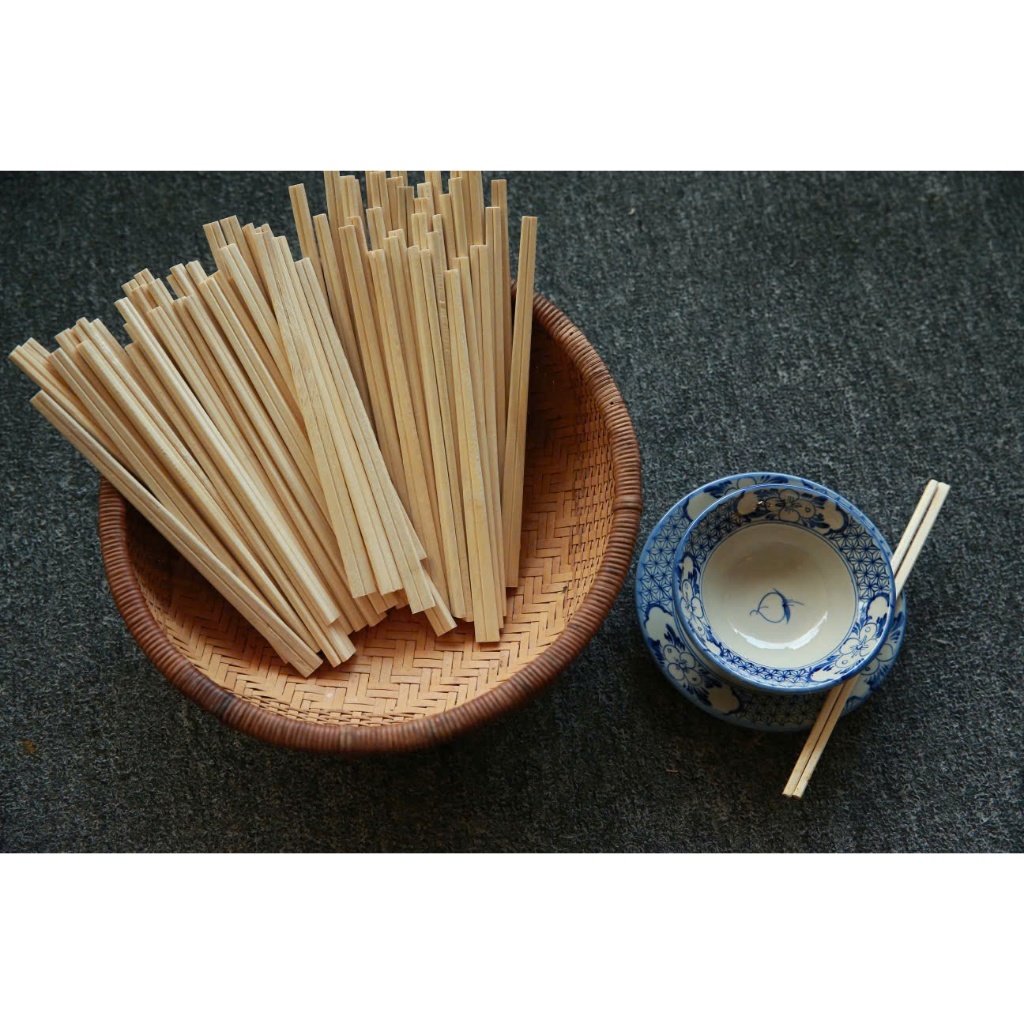 Sét 500 đôi đũa trần gỗ tách dùng 1 lần, đũa dùng 1 lần ăn nhà hàng