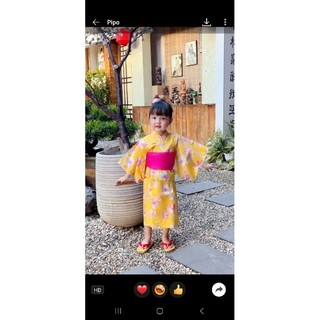 Kimono cách tân cho bé